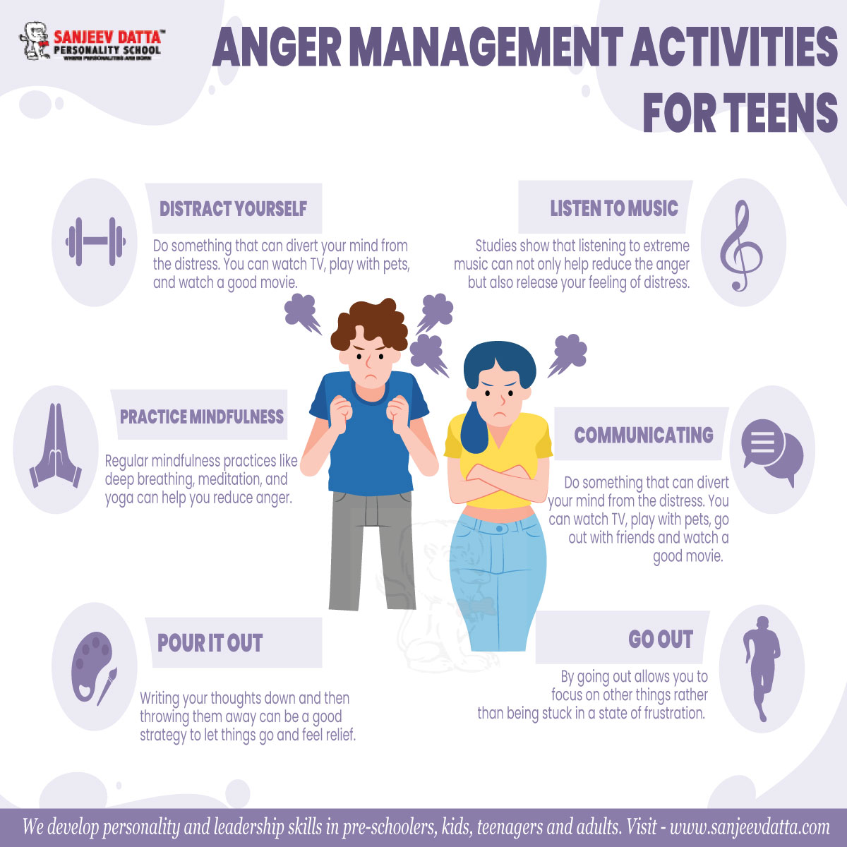 anger management activities for teens