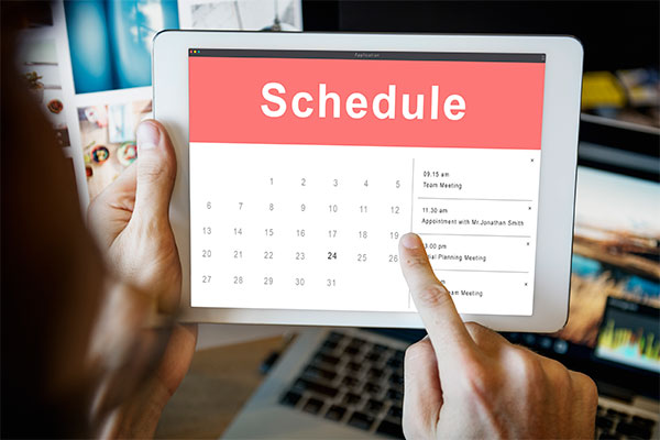 Make A Daily Schedule—and Stick With It